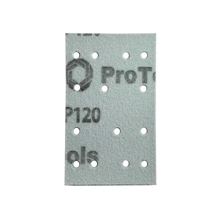 ProTools 80 x 133mm P120 14-Hole Sanding Sheet - Reverse