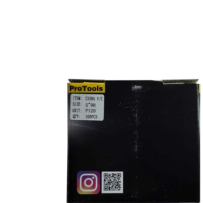ProTools 125mm P120 9-Hole Sanding Discs - 100 Pack Box