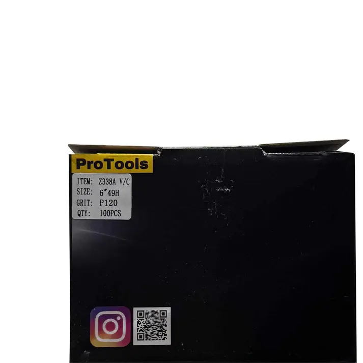 ProTools 150mm P120 48-Hole Sanding Discs - 100 Pack Box