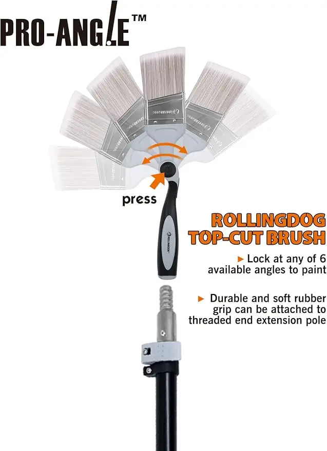 Pro Angle Brush 30x120mm | Rollingdog