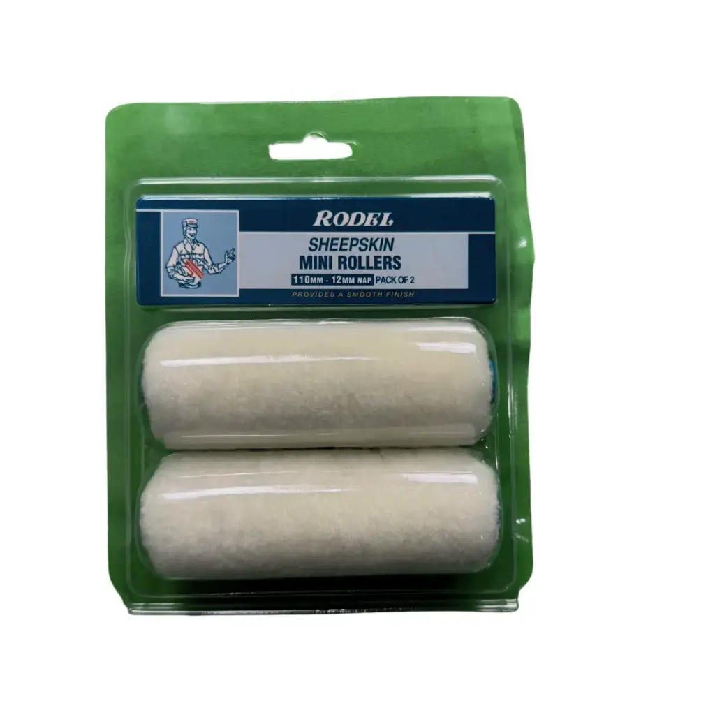 110mm – 12mm Sheepskin Mini Roller 2 Pack | Rodel