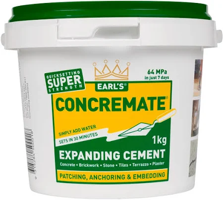 Concremate Expanding Cement EARL'S