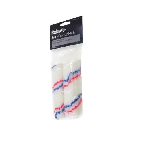 Rokset Fabric Mini Roller – 110mm, 2 Pack