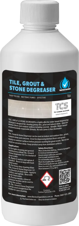 TILE, GROUT & STONE DEGREASE