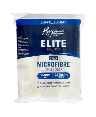 270mm Microfibre Roller Cover 3 Pack | Haymes