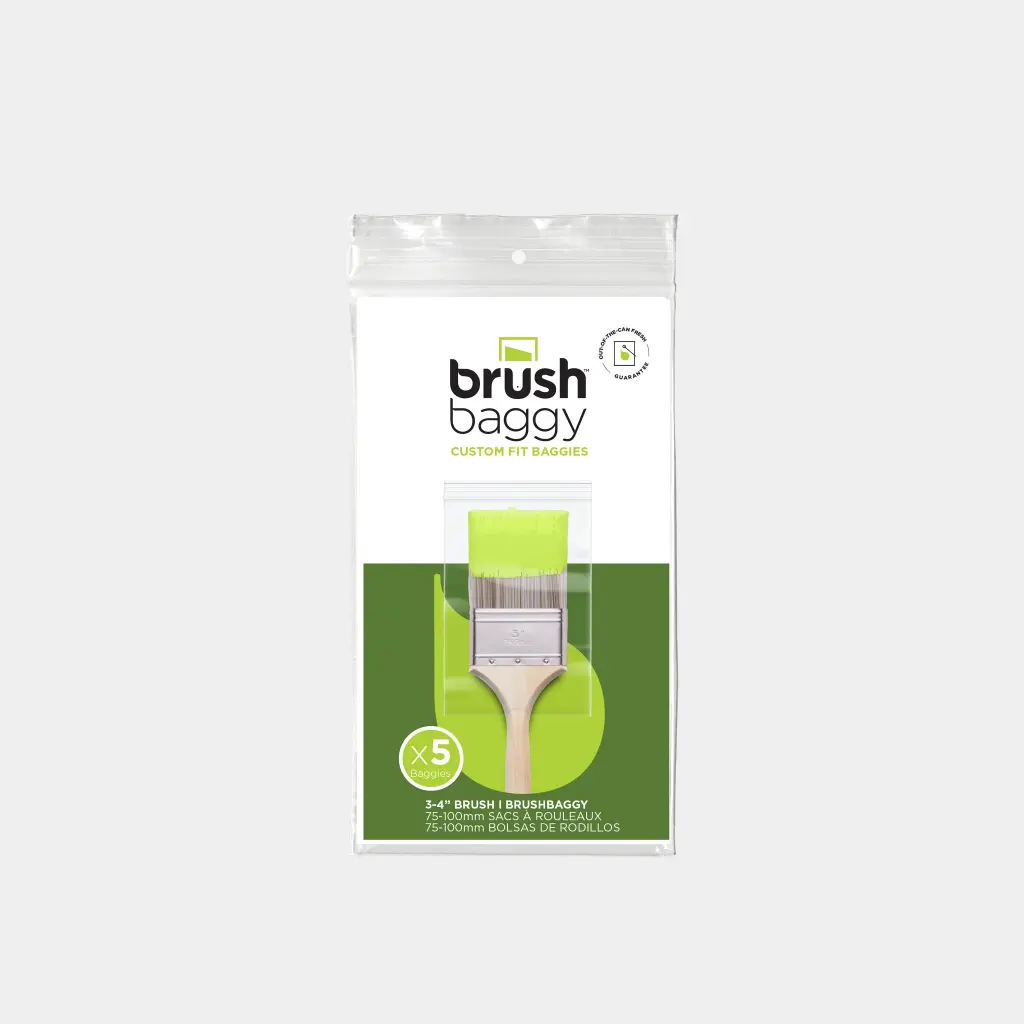 BRUSH BAGGY CUSTOM FIT BAGGIES 75-100MM /BRUSH COVER 5 PACK 