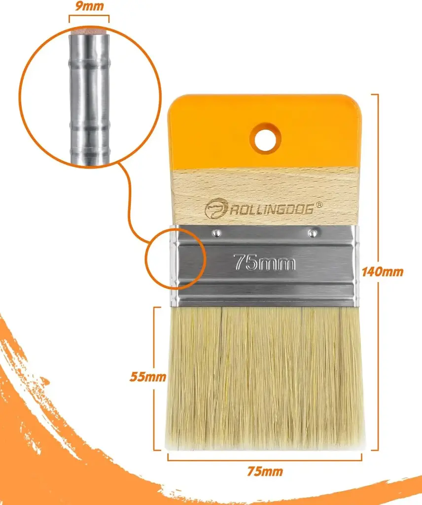 ROLLINGDOG SHORT HANDLE PAINT BRUSH