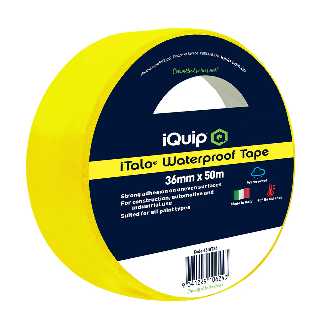 iQuip Italo Yellow Tape – 36mm x 50m