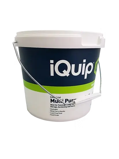 4L Plastic Pail With Metal Handle | iQuip