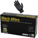 Black Nitrile Nitro Powder Free Disposable Gloves - Heavy Duty
