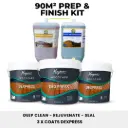 Deep Clean, Rejuvenate & Seal - Old Bare & New Decks Polished Look (90m²)